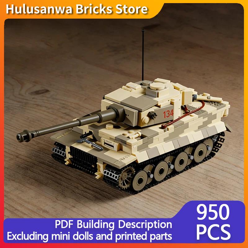 Heavy Equipment Lego - Modèle de char militaire lourd MOC,