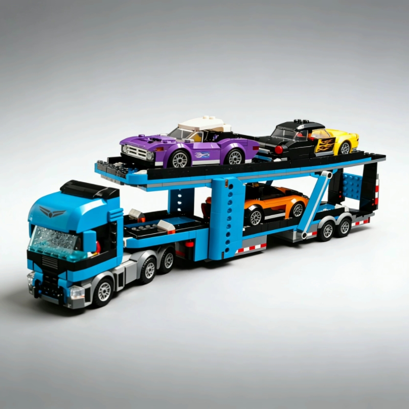 Heavy Equipment Lego - Camion de transport de voitures de