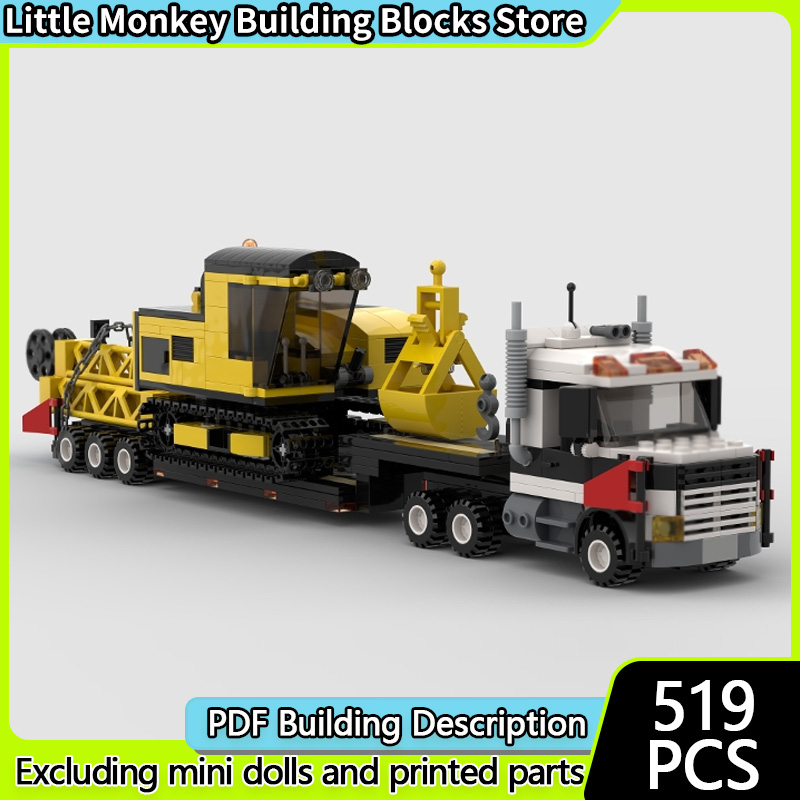 Heavy Equipment Lego - Modèle de voiture urbaine MOC en