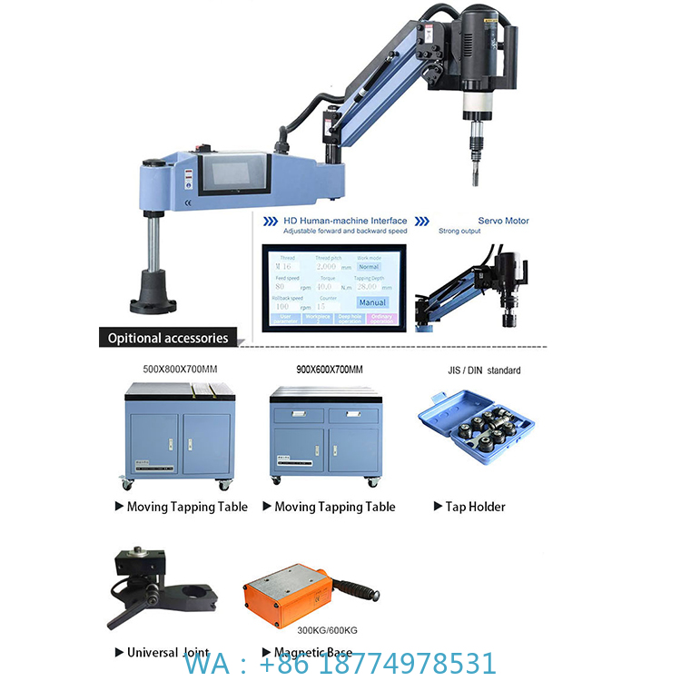 Pipe Threading Machine - Machine pour tuyaux métalliques, perceuse automatique,