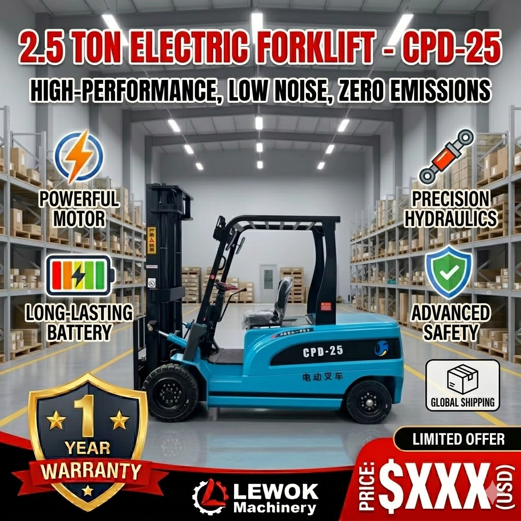 Heavy Equipment Tires - Chariot Élévateur Électrique Transpalette Électrique 2.5T