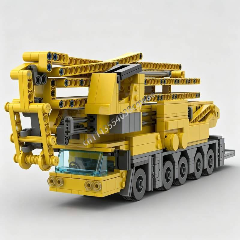 Heavy Equipment Lego - 1182 pièces Grue à tour MOC,