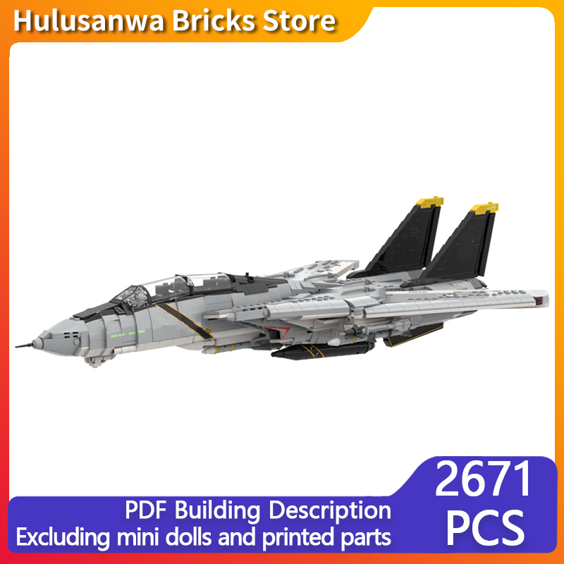 Heavy Equipment Lego - Modèle de chasseurs lourds F-14A en