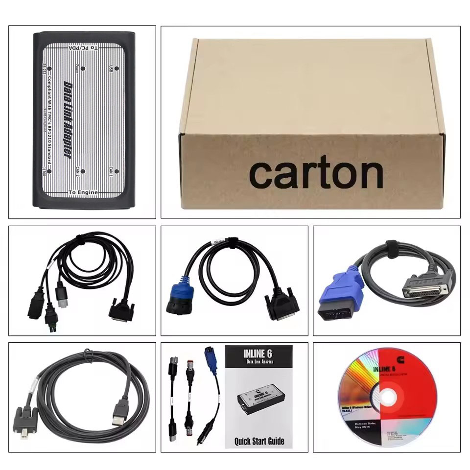 Heavy Equipment Operation - Câble de diagnostic OBD2 pour Cummins