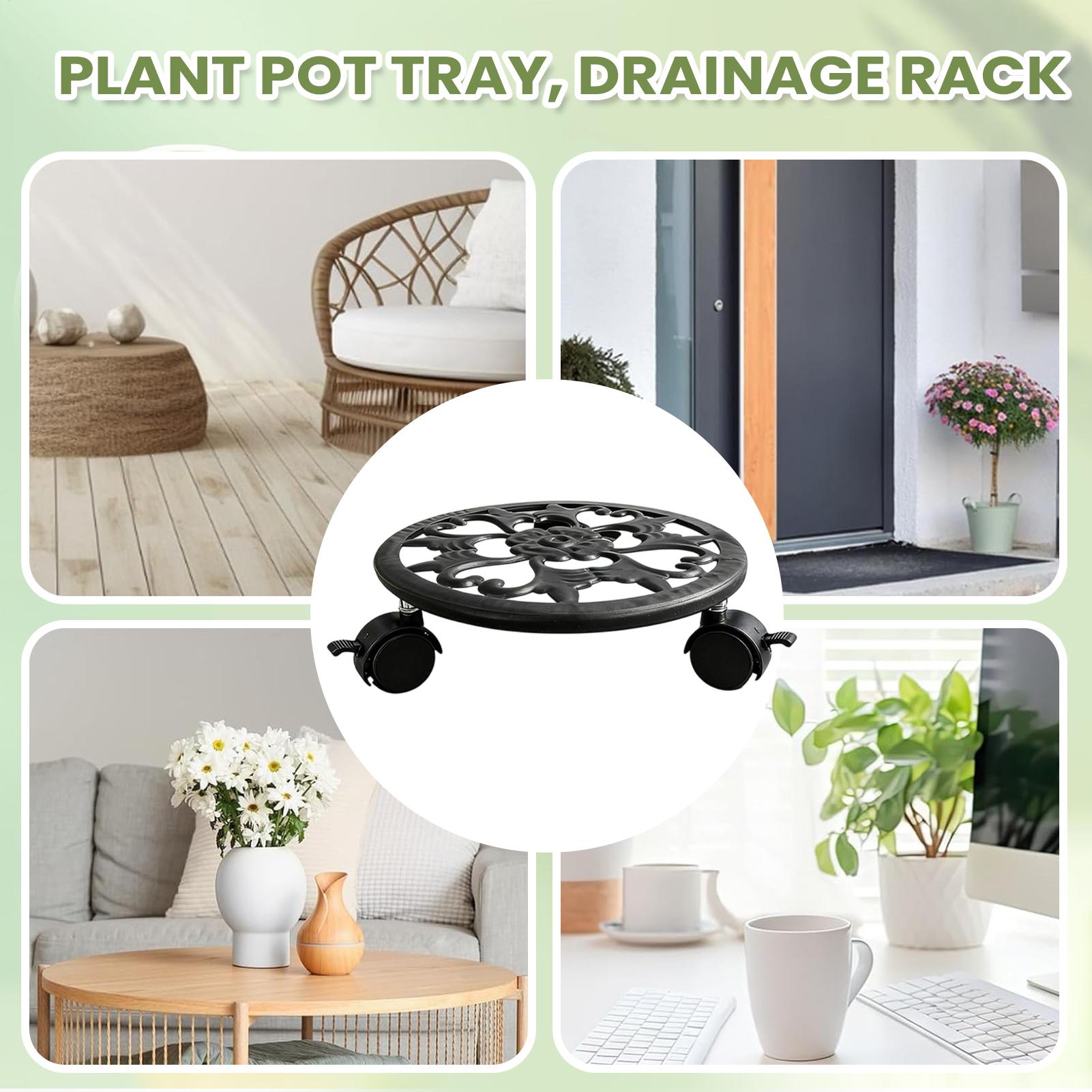 Support pour plantes avec roul - Heavy Equipment Tires avis et prix
