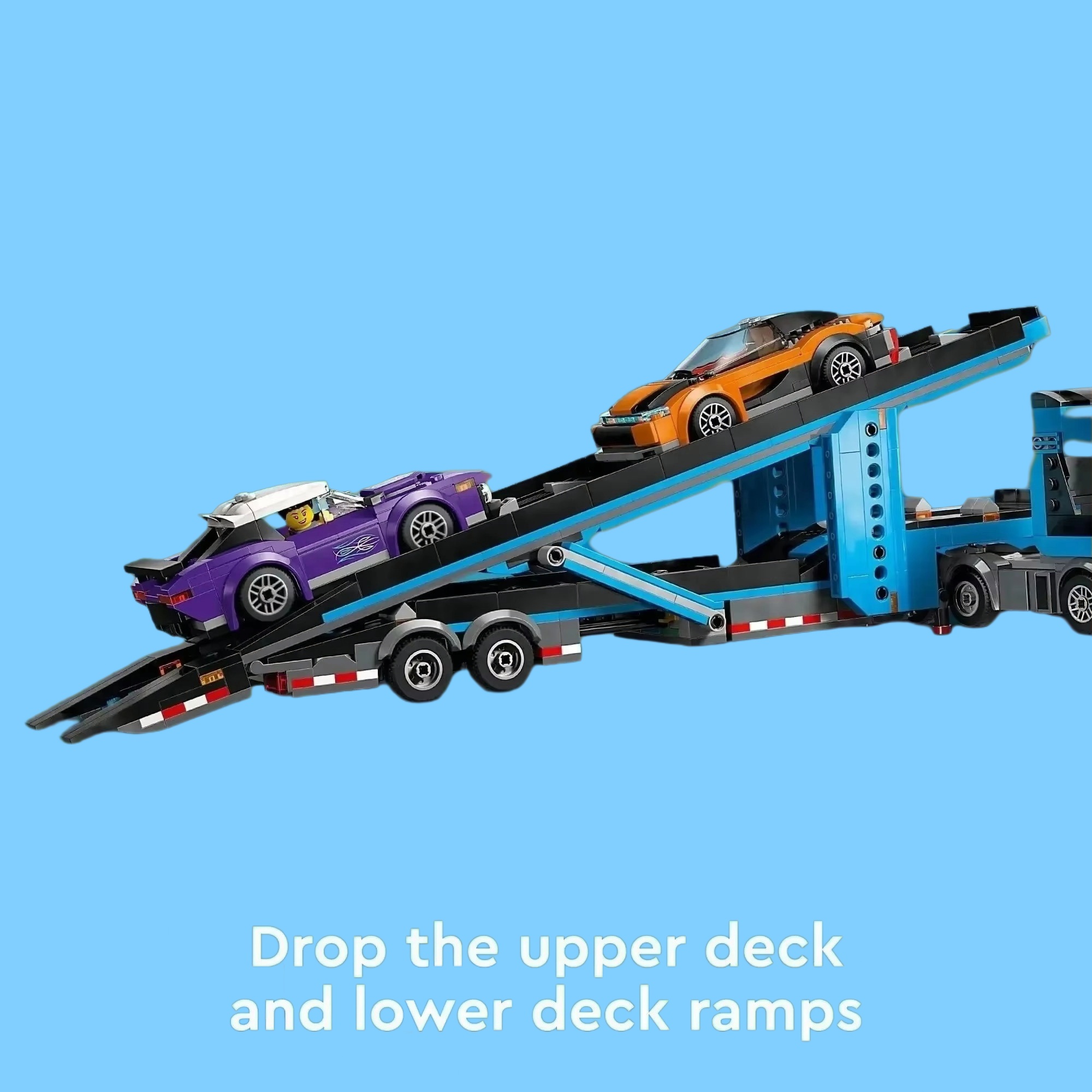 Camion de transport de voiture - Heavy Equipment Lego avis et prix