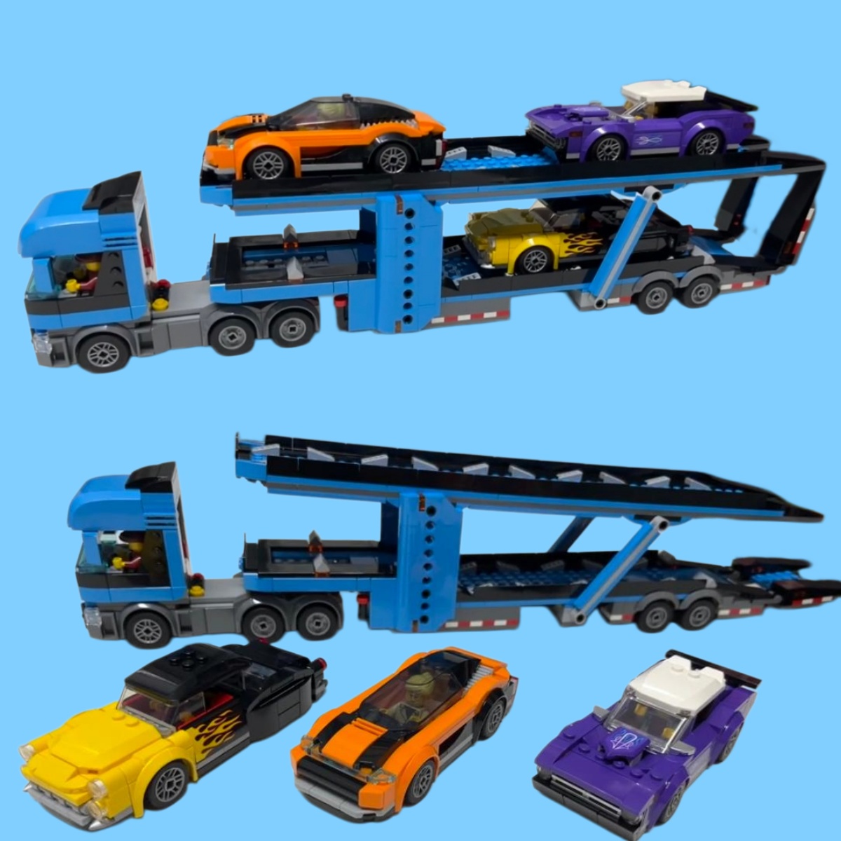 Camion de transport de voiture - Heavy Equipment Lego avis et prix