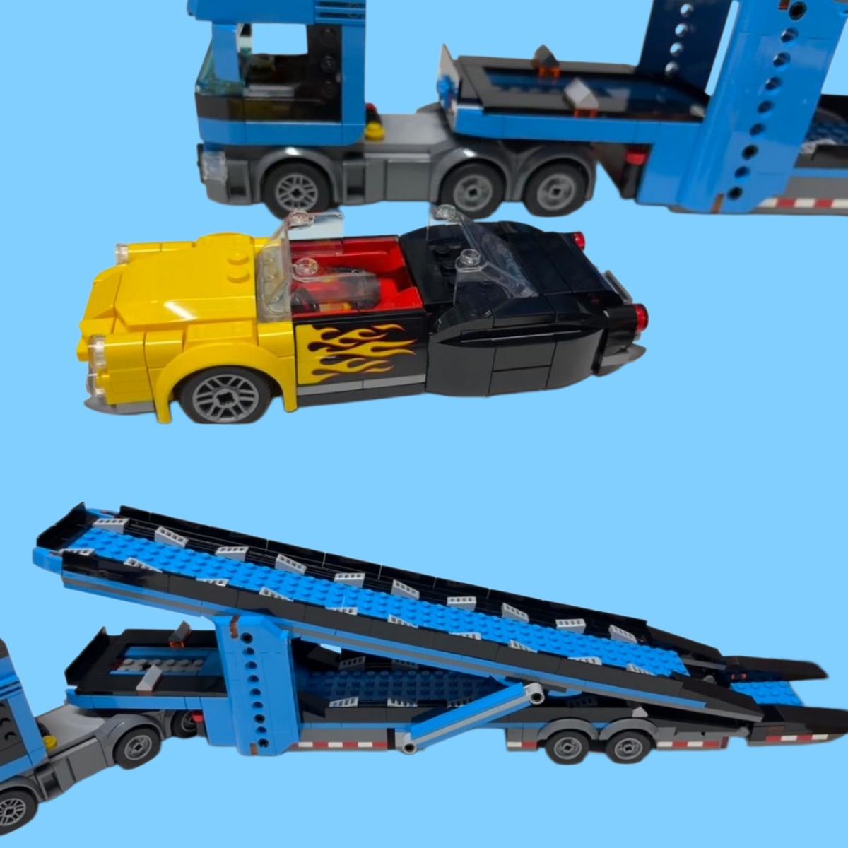 Camion de transport de voiture - Heavy Equipment Lego avis et prix