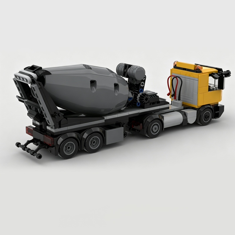 Camion malaxeur à béton jaune  - Heavy Equipment Lego avis et prix