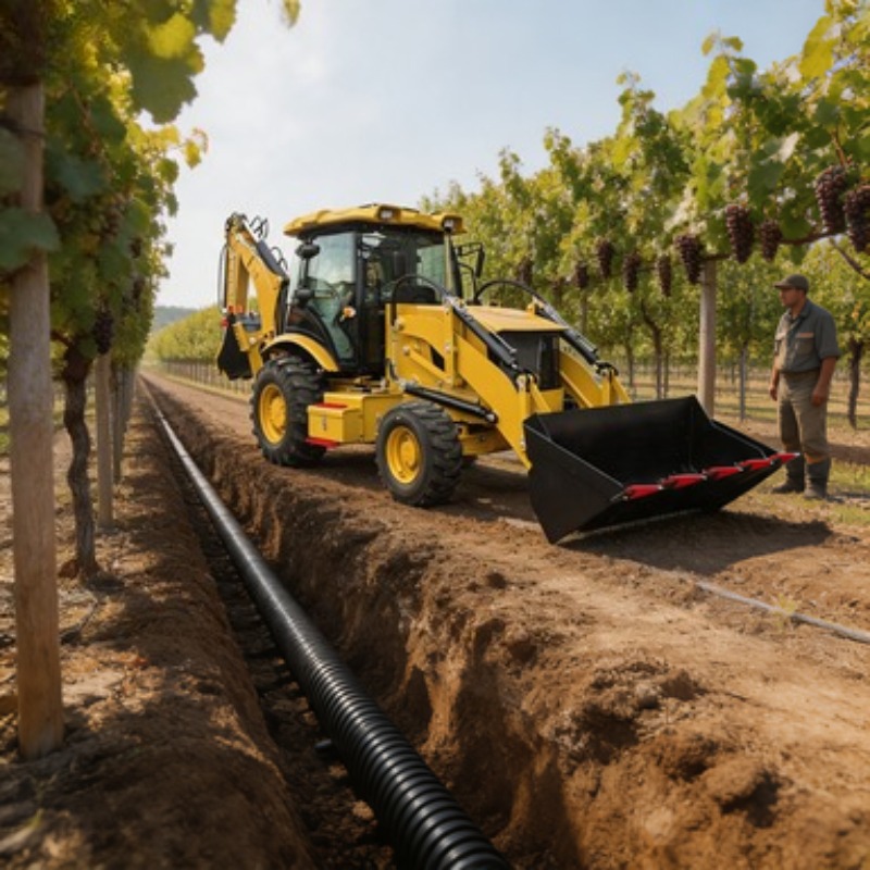 Chargeuse-pelleteuse 4x4 de 3  - Tractor Backhoe avis et prix