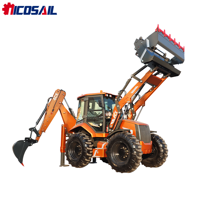 Chargeuse-pelleteuse 4CX Yucha - Tractor Backhoe avis et prix