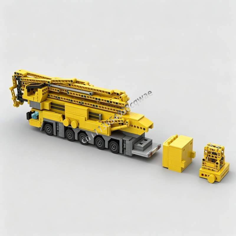 1182 pièces Grue à tour MOC, P - Heavy Equipment Lego avis et prix