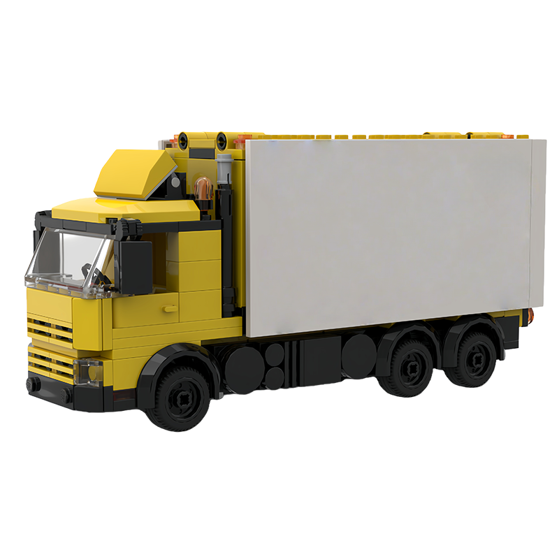 Camion de livraison jaune 282  - Heavy Equipment Lego avis et prix