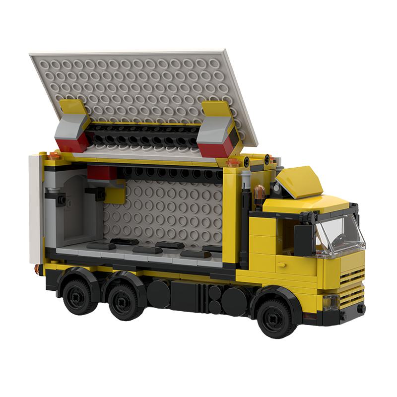 Camion de livraison jaune 282  - Heavy Equipment Lego avis et prix
